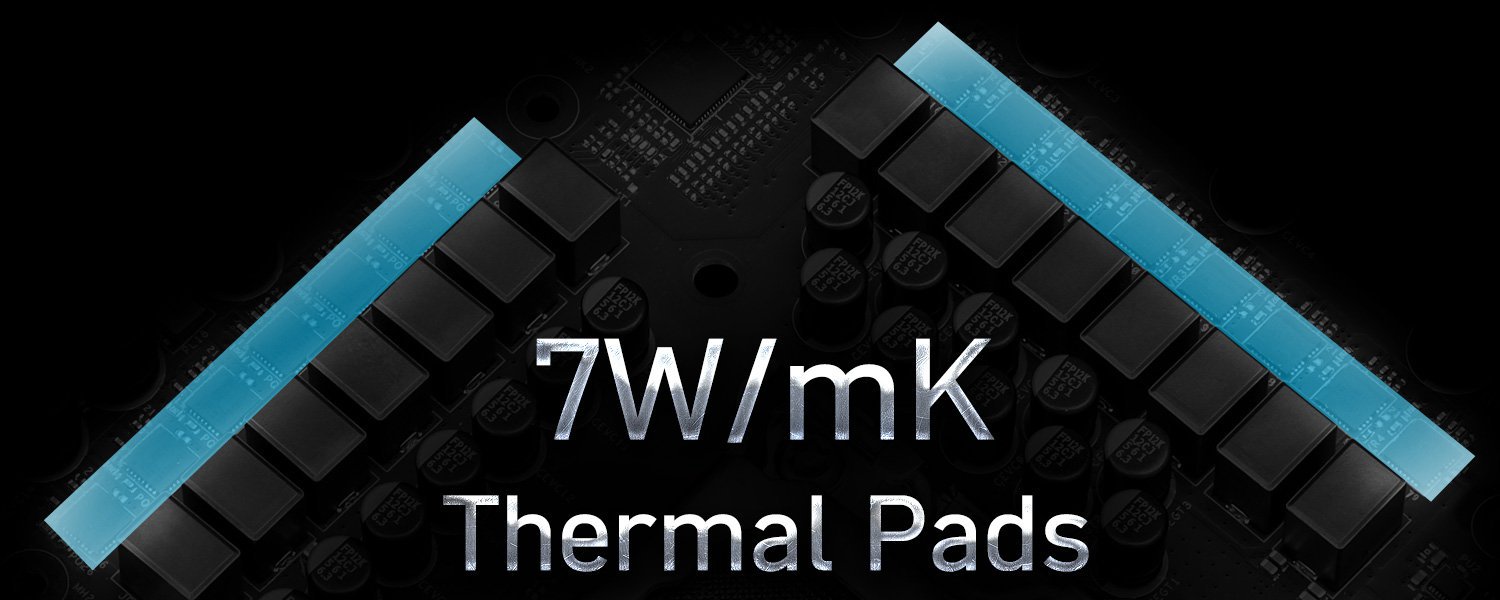7W/mK MOSFET Thermal Pads